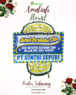 Papan Bunga Duka di Tanjung Beringin