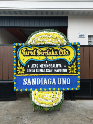 Papan Bunga Duka di Tanjung Beringin